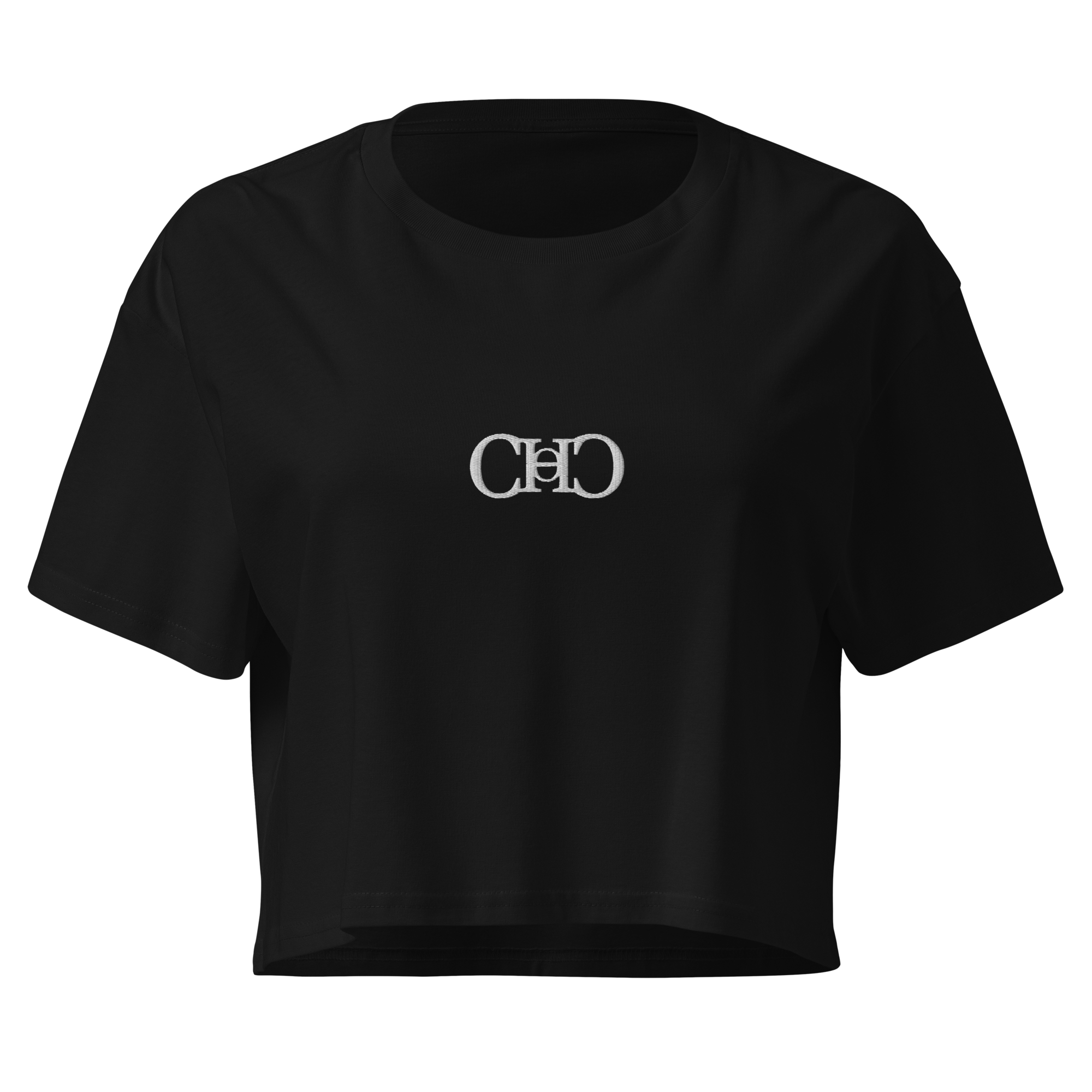Classic Crop — Black front